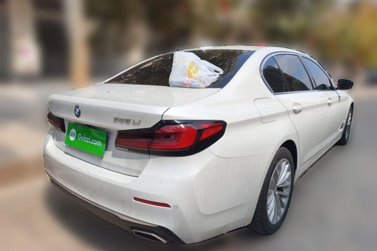 Used BMW 5 Series 2022 525Li Luxury Package Rear Right 45 Deg