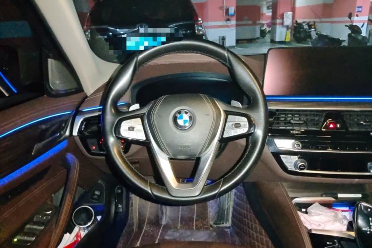 Used BMW 5 Series 2022 Updated 530Li Luxury Edition Premium Package Steering Wheel