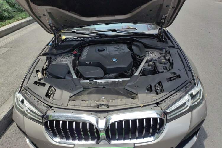 Used BMW 5 Series 2022 Updated 530Li Leading Edition Luxury Package Engine Bay