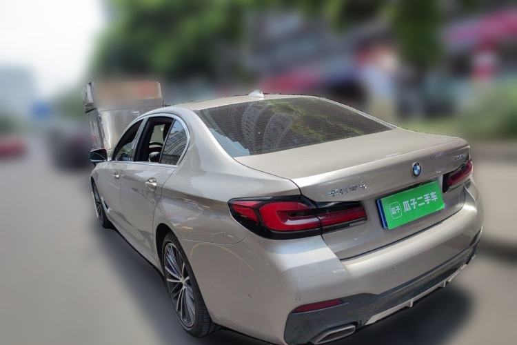 Used BMW 5 Series 2022 Updated 530Li Leading Edition Luxury Package Rear Left 45 Deg