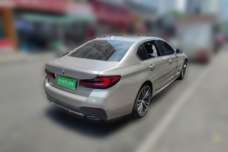 Used BMW 5 Series 2022 Updated 530Li Leading Edition Luxury Package Rear Right 45 Deg