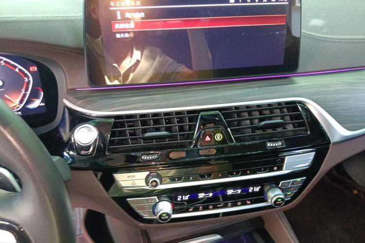 Used BMW 5 Series 2023 530Li Leading Edition Luxury Package Audio And AC Panel