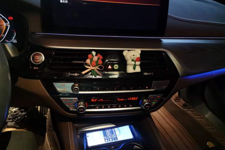 Used BMW 5 Series 2023 Restyled 530Li Leading Edition M Sport Package Audio And AC Panel