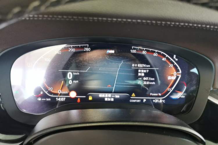 Used BMW 5 Series 2023 530Li Luxury Edition M Sport Package Instrument Cluster