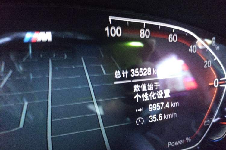 Used BMW 5 Series 2023 530Li xDrive M Sport Package Odometer Close Up