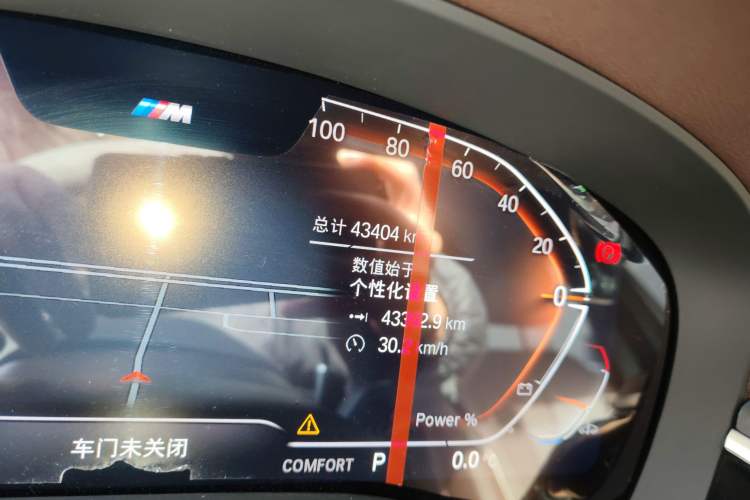 Used BMW 5 Series 2023 530Li Leading Model M Sport Package Odometer Close Up