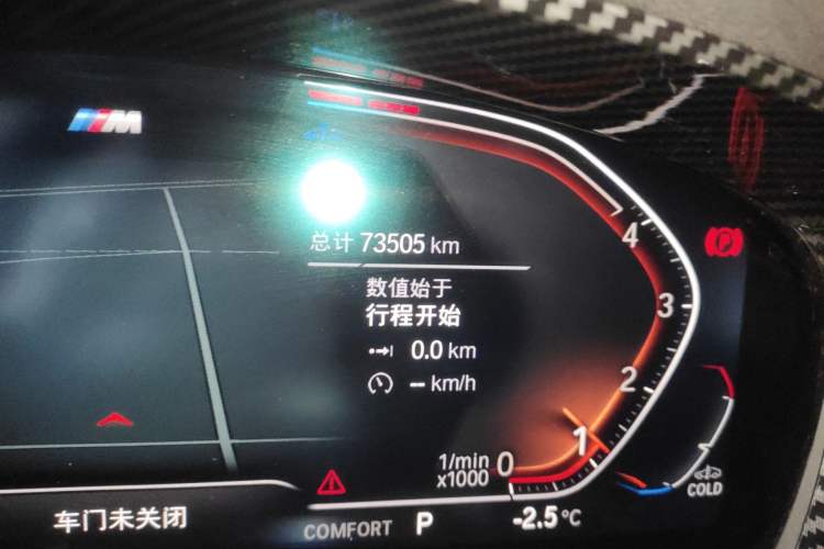 Used BMW 5 Series 2023 530Li xDrive M Sport Package Odometer Close Up