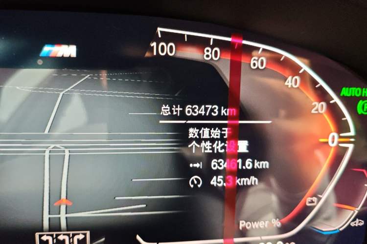 Used BMW 5 Series 2023 530Li Leading Model M Sport Package Odometer Close Up