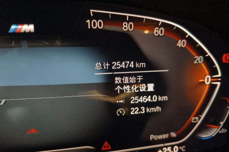 Used BMW 5 Series 2023 Restyled 530Li Leading Edition M Sport Package Odometer Close Up