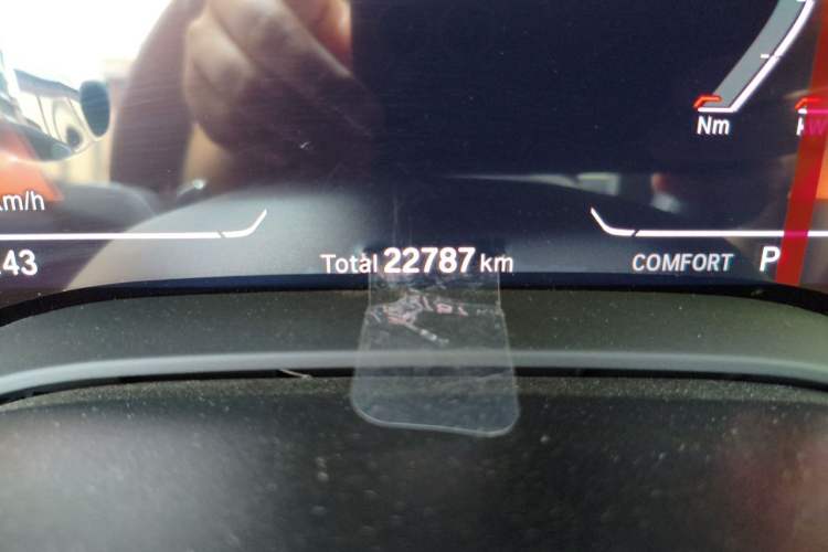 Used BMW 5 Series 2023 530Li Leading Edition Luxury Package Odometer Close Up