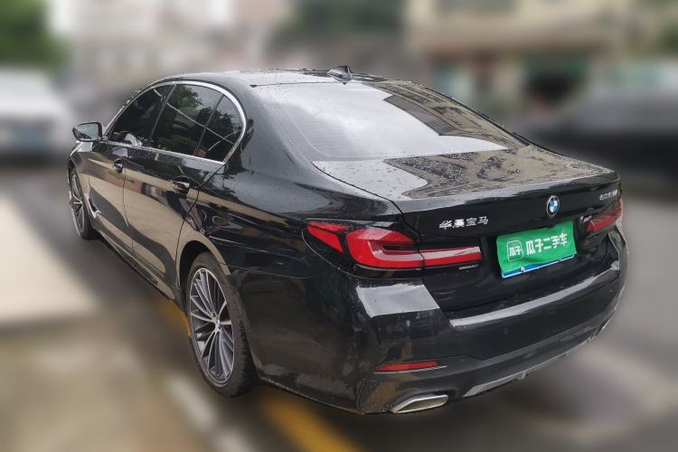 Used BMW 5 Series 2023 530Li Leading Model M Sport Package Rear Left 45 Deg