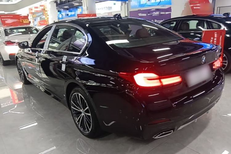 Used BMW 5 Series 2023 530Li Leading Model M Sport Package Rear Left 45 Deg