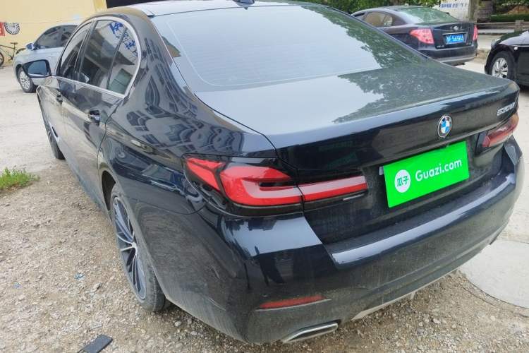 Used BMW 5 Series 2023 530Li Leading Model M Sport Package Rear Left 45 Deg