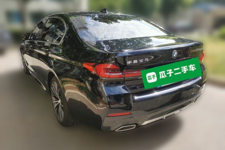 Used BMW 5 Series 2023 530Li Leading Model M Sport Package Rear Left 45 Deg