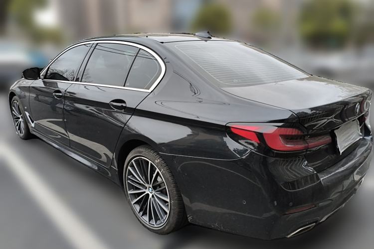 Used BMW 5 Series 2023 530Li Leading Model M Sport Package Rear Left 45 Deg