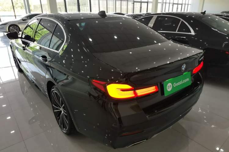 Used BMW 5 Series 2023 530Li Leading Model M Sport Package Rear Left 45 Deg