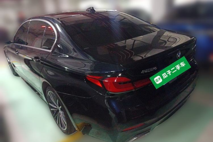 Used BMW 5 Series 2023 530Li Leading Model M Sport Package Rear Left 45 Deg