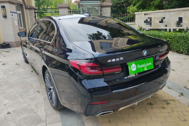 Used BMW 5 Series 2023 530Li Leading Model M Sport Package Rear Left 45 Deg