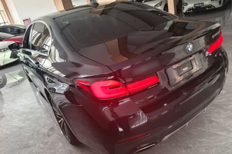 Used BMW 5 Series 2023 530Li Leading Model M Sport Package Rear Left 45 Deg