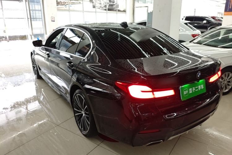 Used BMW 5 Series 2023 530Li Leading Model M Sport Package Rear Left 45 Deg