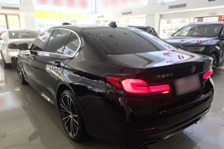 Used BMW 5 Series 2023 530Li Leading Model M Sport Package Rear Left 45 Deg