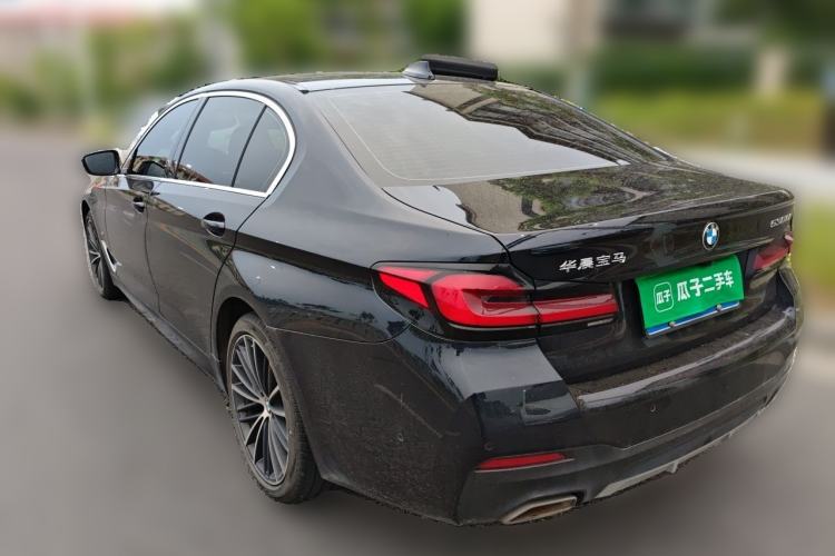 Used BMW 5 Series 2023 530Li Leading Model M Sport Package Rear Left 45 Deg