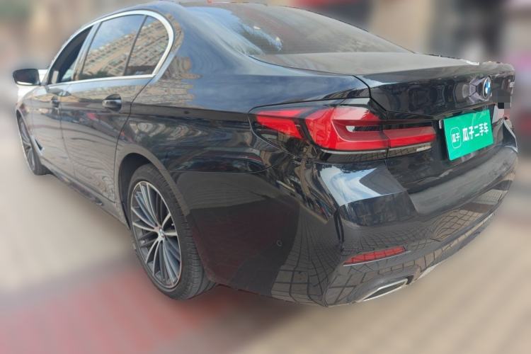 Used BMW 5 Series 2023 530Li Leading Model M Sport Package Rear Left 45 Deg