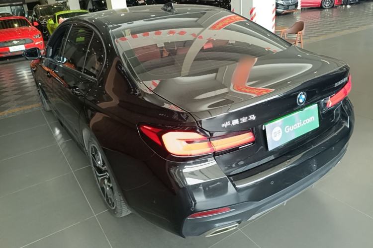 Used BMW 5 Series 2023 530Li Luxury Edition M Sport Package Rear Left 45 Deg