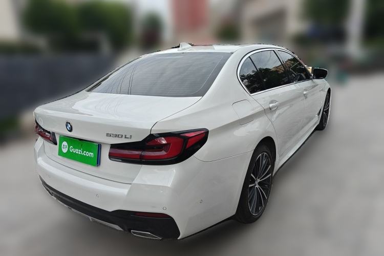 Used BMW 5 Series 2023 530Li Leading Model M Sport Package Rear Right 45 Deg