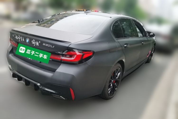 Used BMW 5 Series 2023 530Li Luxury Edition M Sport Package Rear Right 45 Deg