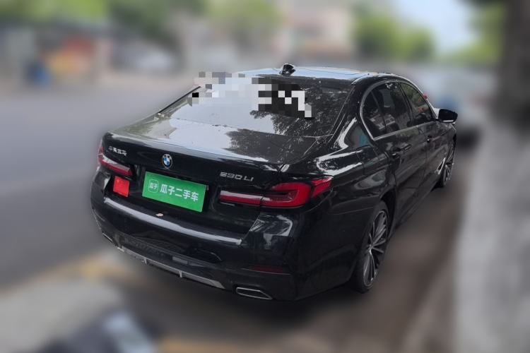 Used BMW 5 Series 2023 530Li Leading Model M Sport Package Rear Right 45 Deg