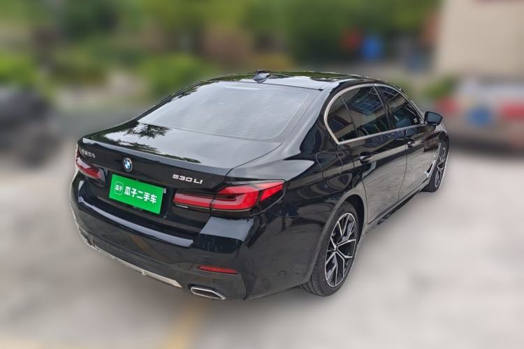 Used BMW 5 Series 2023 Restyled 530Li Luxury Edition M Sport Package Rear Right 45 Deg