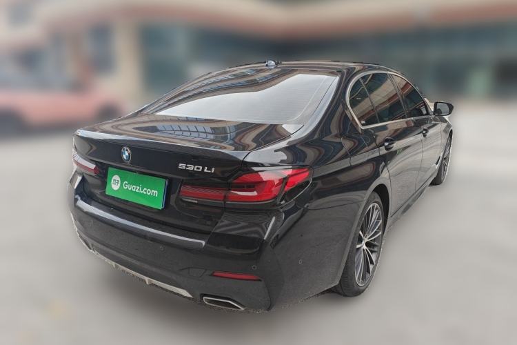 Used BMW 5 Series 2023 530Li Leading Model M Sport Package Rear Right 45 Deg