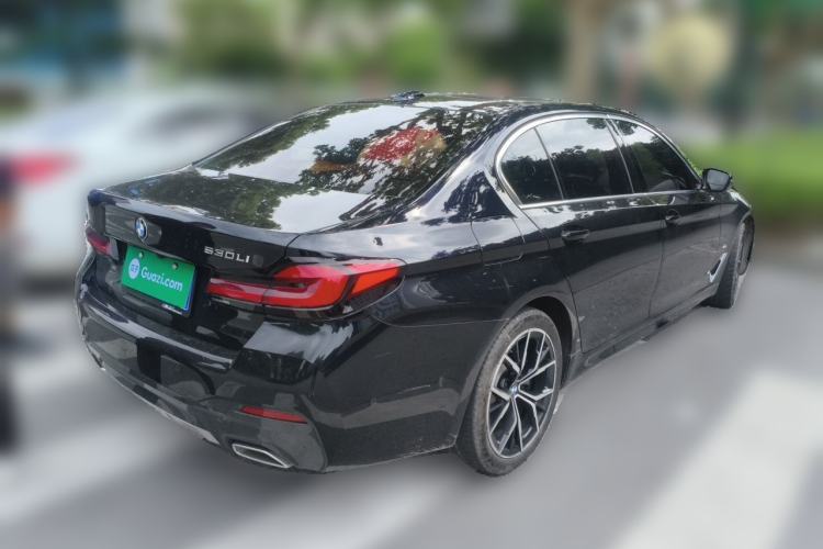 Used BMW 5 Series 2023 530Li Luxury Edition M Sport Package Rear Right 45 Deg
