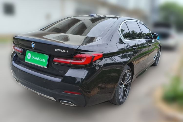 Used BMW 5 Series 2023 Restyled 530Li Leading Edition M Sport Package Rear Right 45 Deg