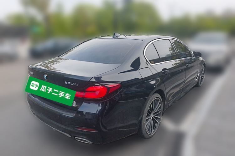 Used BMW 5 Series 2023 530Li Leading Model M Sport Package Rear Right 45 Deg