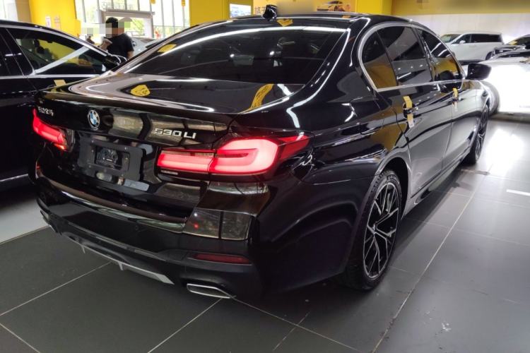 Used BMW 5 Series 2023 Restyled 530Li Luxury Edition M Sport Package Rear Right 45 Deg