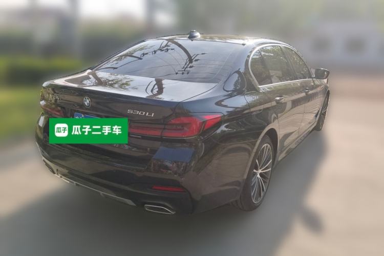 Used BMW 5 Series 2023 530Li Leading Model M Sport Package Rear Right 45 Deg
