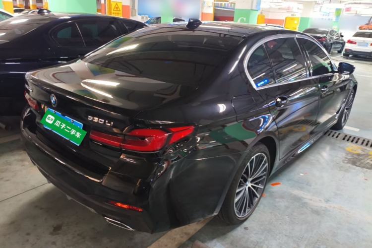 Used BMW 5 Series 2023 530Li Leading Model M Sport Package Rear Right 45 Deg