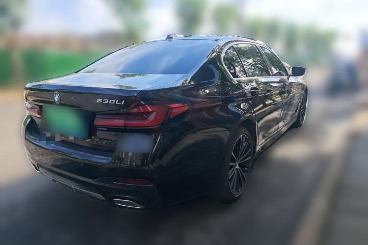 Used BMW 5 Series 2023 Restyled 530Li Leading Edition M Sport Package Rear Right 45 Deg