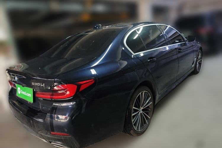 Used BMW 5 Series 2023 530Li Leading Model M Sport Package Rear Right 45 Deg