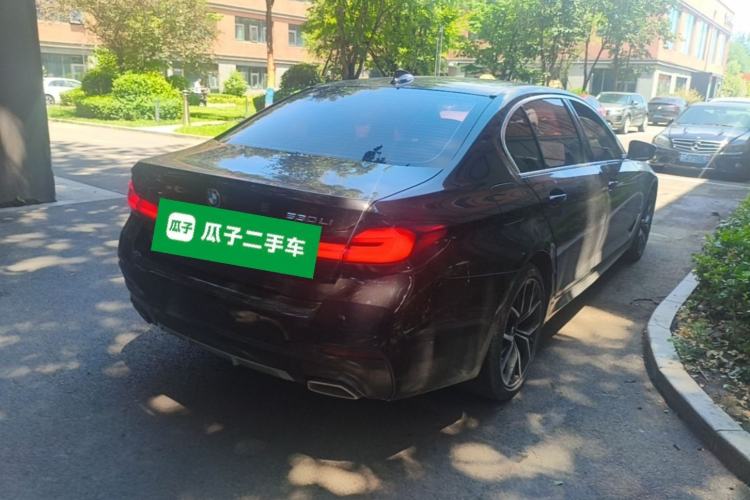 Used BMW 5 Series 2023 530Li Luxury Edition M Sport Package Rear Right 45 Deg