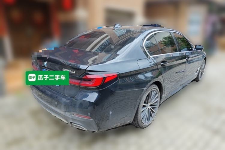 Used BMW 5 Series 2023 530Li Leading Model M Sport Package Rear Right 45 Deg