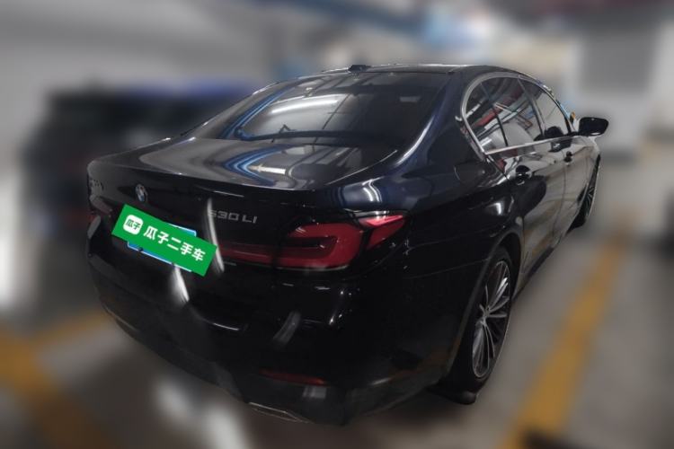 Used BMW 5 Series 2023 530Li Leading Model M Sport Package Rear Right 45 Deg