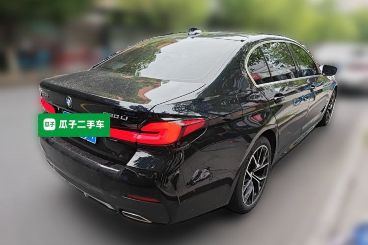 Used BMW 5 Series 2023 530Li Luxury Edition M Sport Package Rear Right 45 Deg