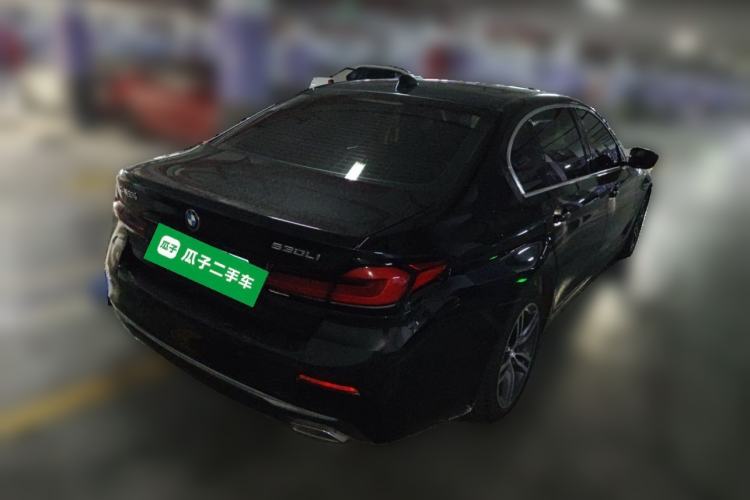 Used BMW 5 Series 2023 530Li Leading Model M Sport Package Rear Right 45 Deg