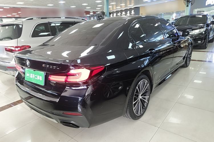 Used BMW 5 Series 2023 530Li Leading Model M Sport Package Rear Right 45 Deg