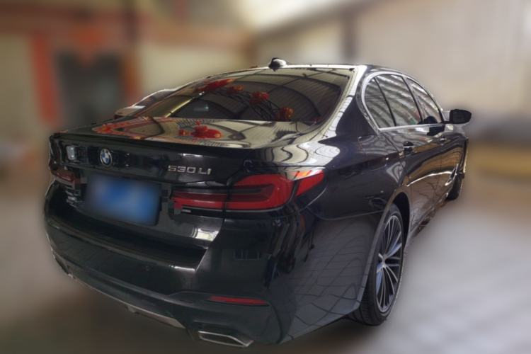 Used BMW 5 Series 2023 530Li Leading Model M Sport Package Rear Right 45 Deg