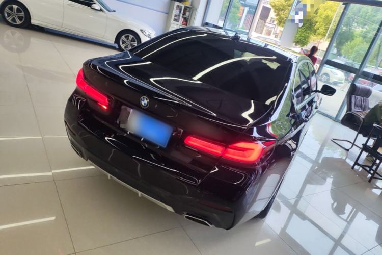Used BMW 5 Series 2023 530Li Leading Model M Sport Package Rear Right 45 Deg