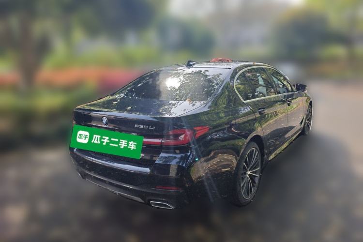 Used BMW 5 Series 2023 530Li Leading Model M Sport Package Rear Right 45 Deg